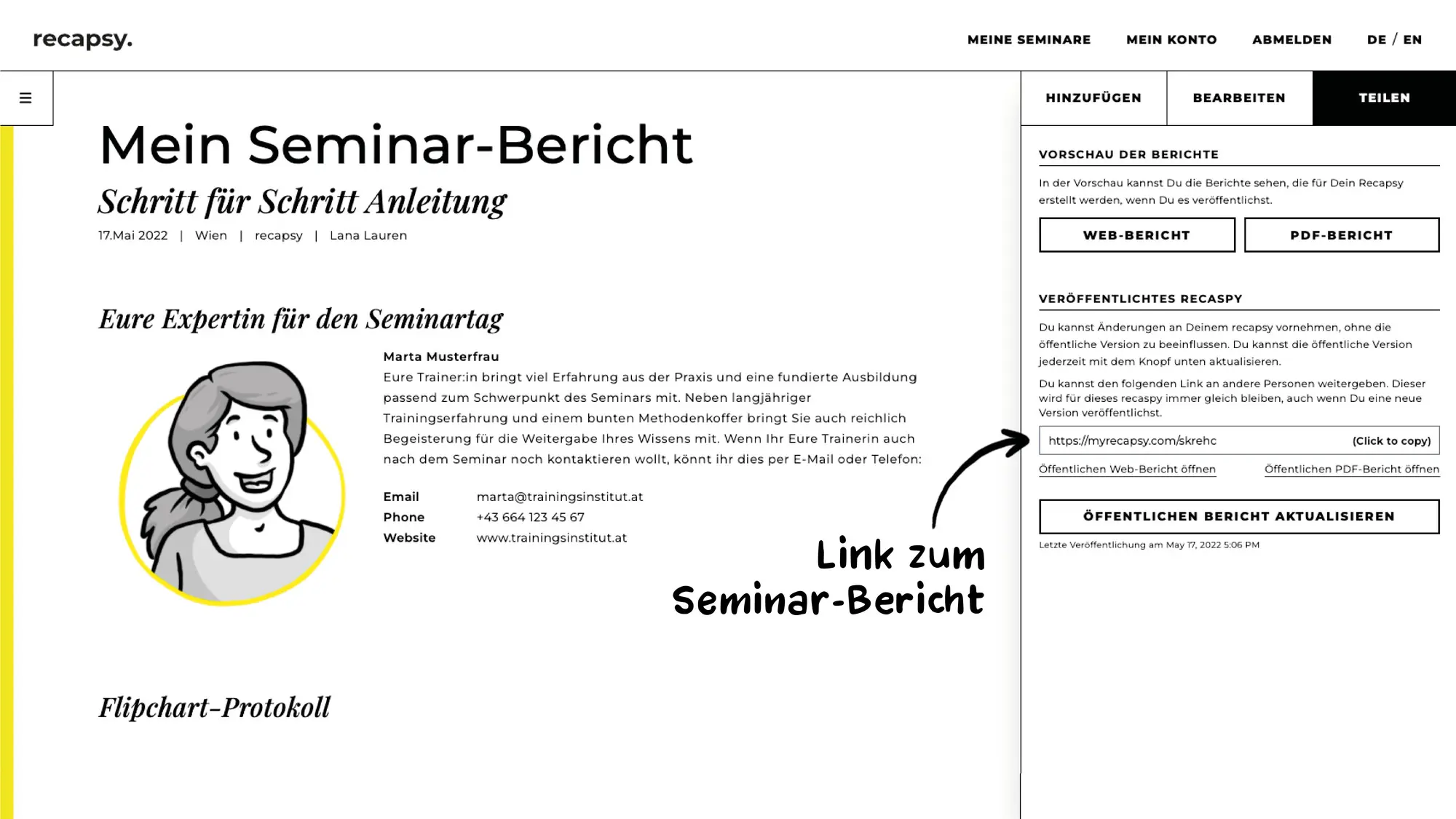 Link zum Seminar-Bericht